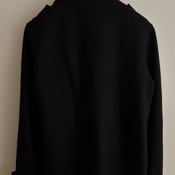 $495 Icebreaker Pure Plus 380 Merino Wool Button up Black Coat/ Jacket — Large - Picture 13 of 16